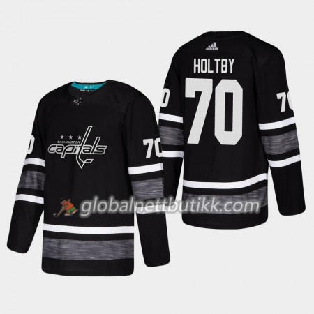 Washington Capitals Hockeydrakt Braden Holtby 70 Svart 2019 NHL All-Star Adidas Authentic - Herre